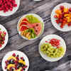 Fruits and vegetables with high fibre content