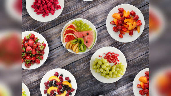 Fruits and vegetables with high fibre content