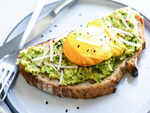 Avocado and eggs on toast