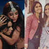 With her on-screen daughters Jasmin and Nia