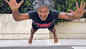 Milind Soman performs his new favourite 'Superman pushups', Ankita Konwar calls him charming!