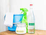 Baking Powder + Vinegar solution