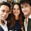 With onscreen father