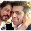 Shah Rukh Khan and Karan Johar