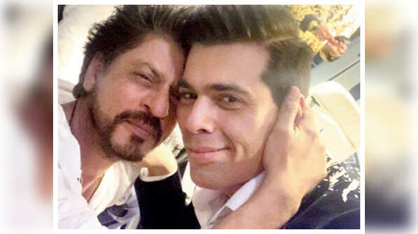 Shah Rukh Khan and Karan Johar