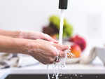 Not washing your hands before cleaning your order