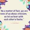 On being imperfect