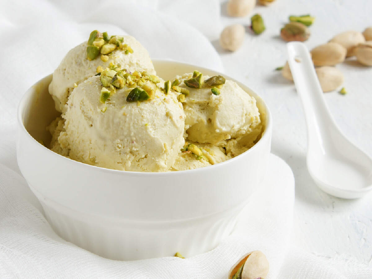 Kesar Pista Ice-cream Recipe