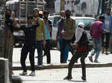  Srinagar: Locals pelt stones as security forces kill 2 terrorists in encounter