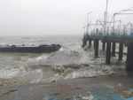 Kachuberia ( Sagar) jetty Gangway dislodged and fell into water at about 3 pm