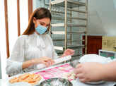 Valentina Figuera dons chef's hat for health care workers