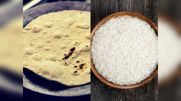 Carb content in roti and rice