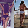 Flaunting that toned body