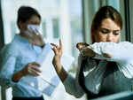 ​When someone sneezes next to you