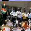 Article image for: Bengaluru: Congress workers protest against naming of flyover after <i class="tbold">veer savarkar</i>