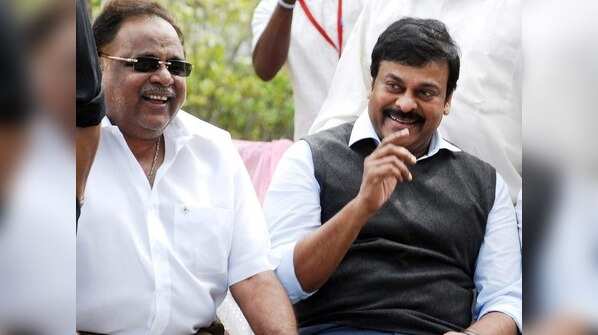 Ambareesh and Chiranjeevi