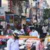 Shoppers at a Chennai market on Saturday
