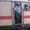 Jan Shatabdi train leaves from New Delhi railway station for Una in Himachal Pradesh, as services of 200 passenger trains resumed in the country today.