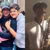 ​My son raps and plays drums and so I am jamming with him - I play the saxophone