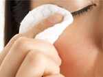 Removing eye makeup last