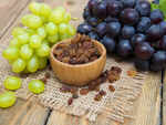 Grapes and raisins