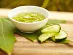 Cucumber and avocado mask