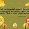 On happiness found in nature