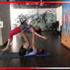 Article image for: Wrestler <i class="tbold">sangram</i> Singh and actress Payal Rohtagi are indulging in couples work out session