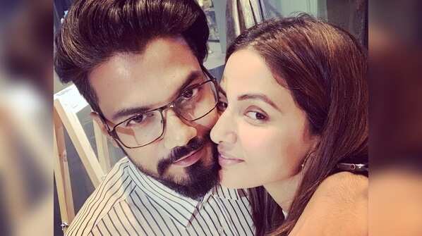 Hina Khan and Rocky Jaiswal