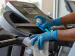 ​The gym has properly stocked hygiene products