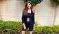 Elnaaz Norouzi has fun in the sun as she goes rollerblading in Germany