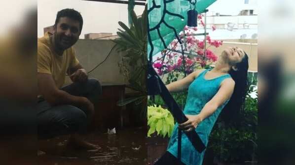 Enjoying rain