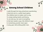 Among School Children