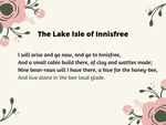 The Lake Isle of Innisfree