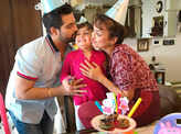 Karan and Nisha celebrate their son Kavish's third birthday party