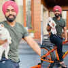 ​Ammy Virk wins the internet with pictures of him and his new fur-ball Barfi Virk