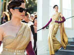 ​The unconventional sari look