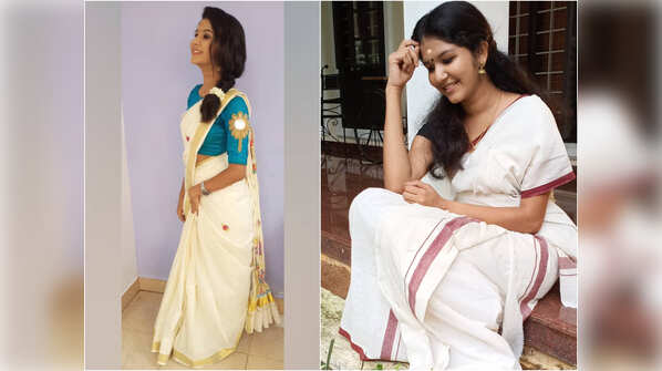 The Kerala saree look