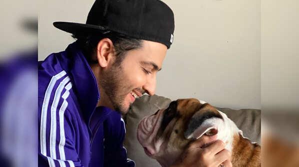 Dheeraj Dhoopar with Oreo