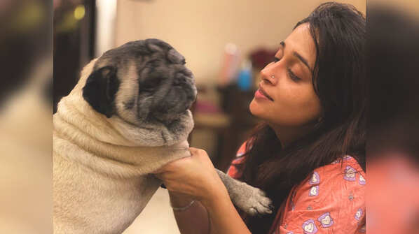 Dipika Kakar with Cuddles