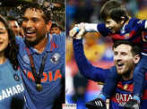 Candid pictures of the coolest dads from the sports fraternity with their children