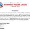 Nepal issues statement on India-China standoff