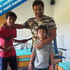 ​Subodh Bhave with his sons