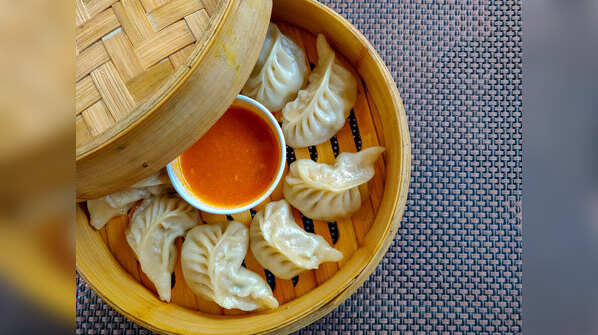 Chicken Almond Momos