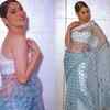 Pretty in a saree