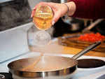 Alcohol will evaporate while cooking