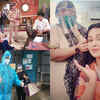 Scenes from Bhabiji shoot