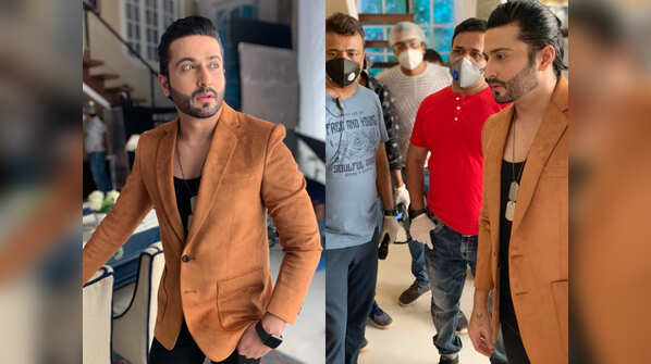 Dheeraj gets ready for his scene