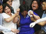 Lawmakers exchange blows in Taiwan parliament