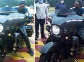 Pictures of Chief Justice of India Sharad Arvind Bobde on Harley Davidson superbike go viral…